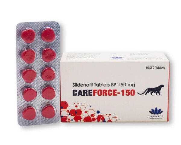 Careforce 150mg Sildenafil BP 100 tabletek Apteka UE