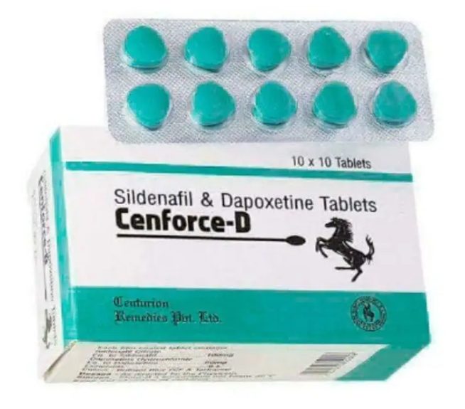 Cenforce D 160 mg Sildenafil+Dapoxetine 100 tabletek Apteka UE