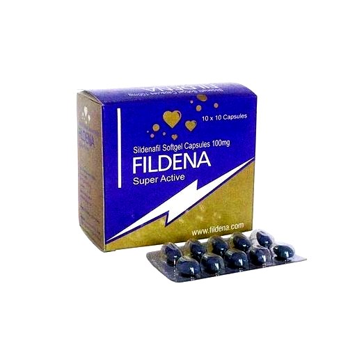FILDENA Super Active Sildenafil Softgel Caps 100 tabletek Apteka UE