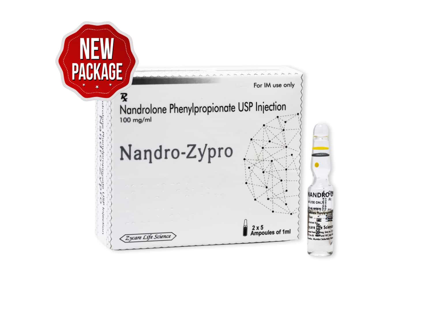 NANDRO ZYPRO Nandrolon fenylopropionian Inj. 100 mg 1×10 1