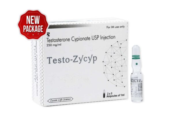TESTO ZYCYP Cypionian testosteronu Inj. 250mg 1×10 1