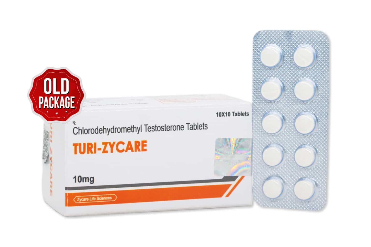 TURI ZYCARE 4 Chlorodehydrometylotestosteron 10 mg 10×10 1