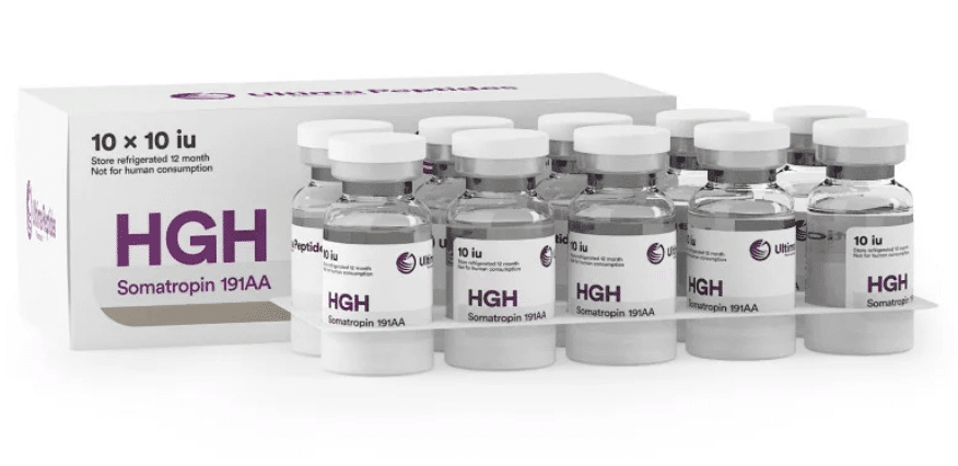Ultima HGH 10 x 10IU 10 fiolek x 10 iu UltimaPeptides
