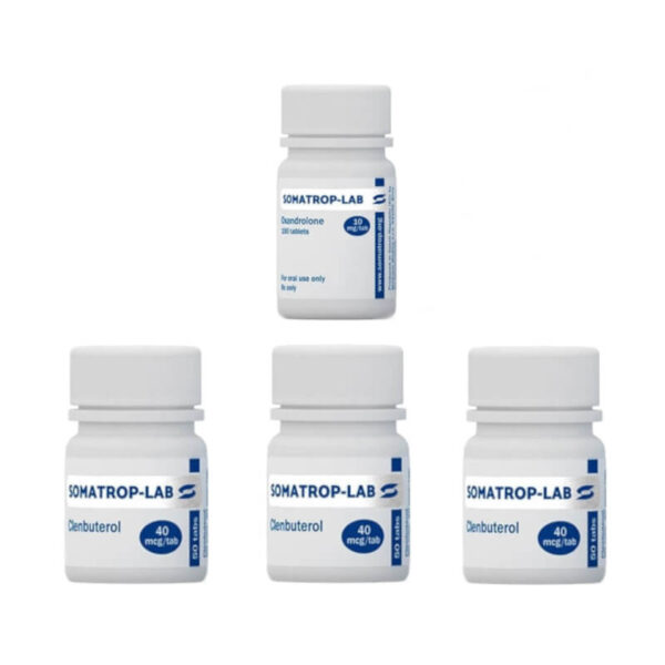 Zaawansowany pakiet odchudzający dla kobiet: Anavar lenbuterol, 8 tygodni, Somatrop Lab