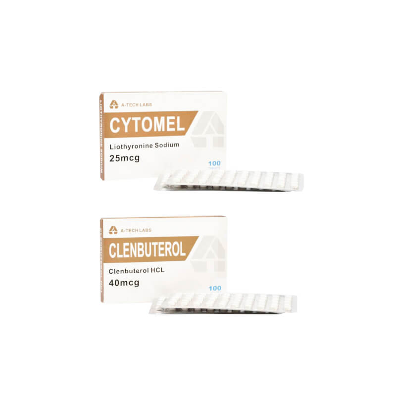 Pakiet odchudzający dla kobiet A TECH LABS CLENBUTEROL + T3 (8 tygodni)