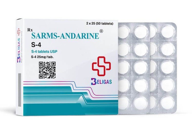 Sarms Andarine 25 mg 50 tabletek beligas