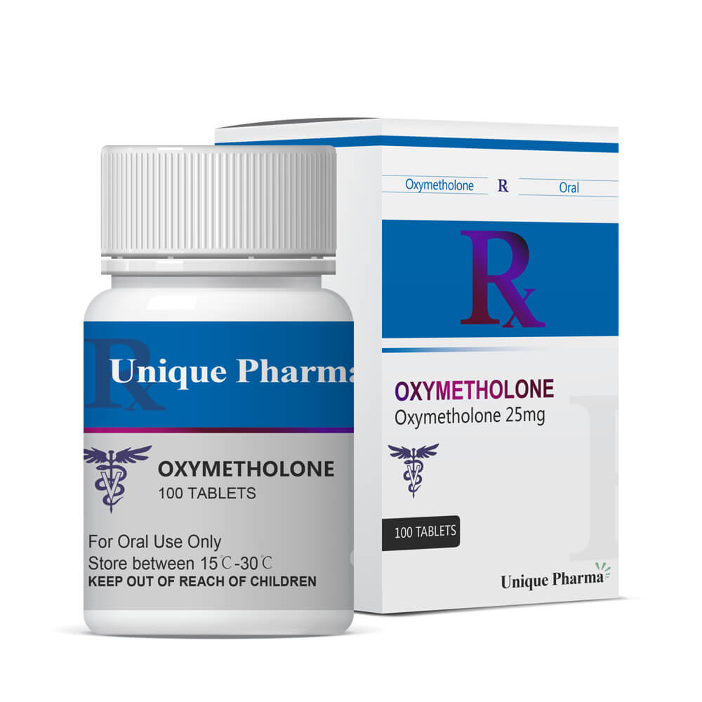 Unique Pharma Oxymetholone 25 mg