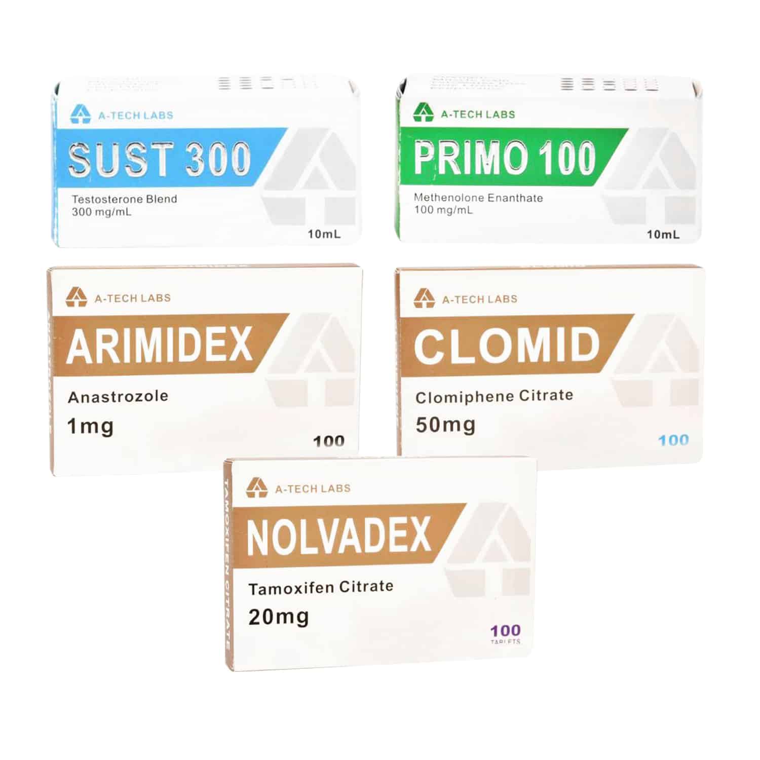 PACK MUSCLE SEC LEVEL I INJECT SUSTANON PRIMOBOLAN PCT 8 TYGODNI A Tech Labs
