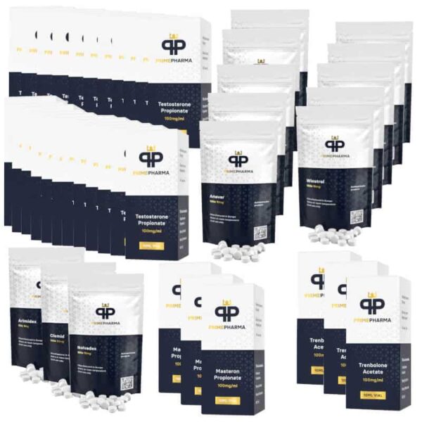 EXTREME LEAN MASS GAIN PACK Test P Tren A Mast P Anavar Winstrol Oral 16 tygodni BONUS