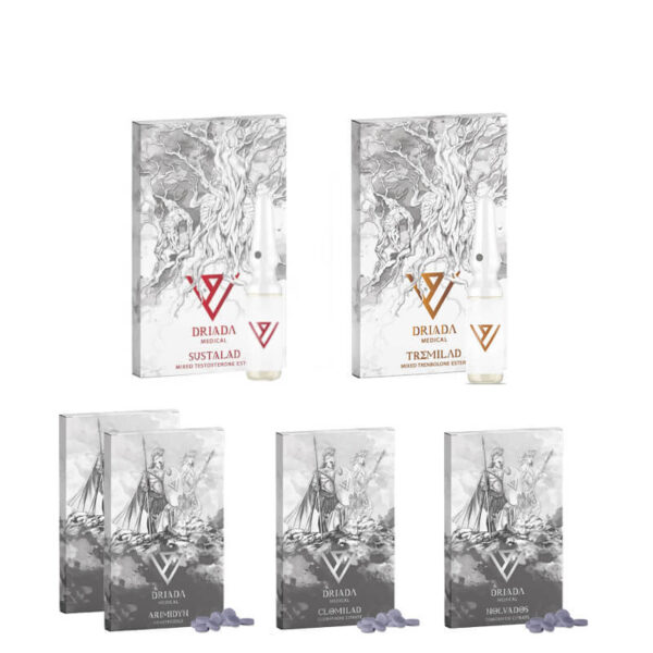 Pakuj beztłuszczową masę 10 tygodni Sustanon Tri Tren Driada Medical 1