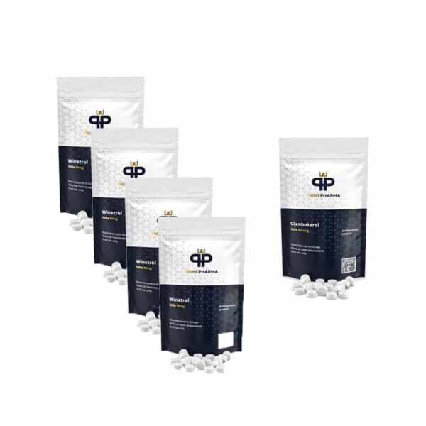 Opakowanie niszczące 10 tygodni Clenbuterol Winstrol Prime Pharma