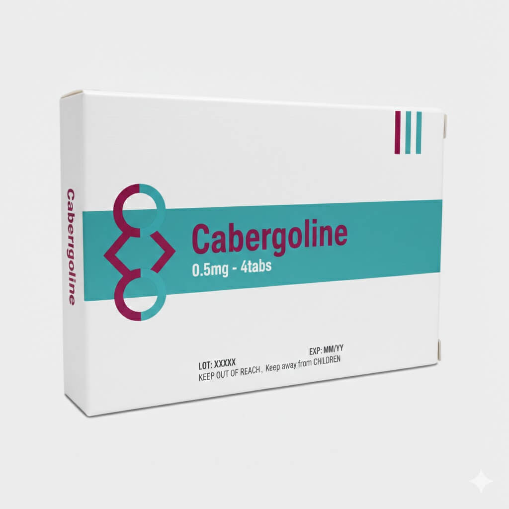 KABERGOLINA 0,5 MG 4 TABLETKI