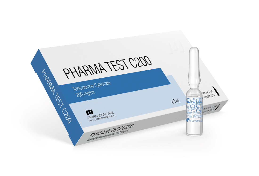 Pharmatest C 200 Ampułki (10 x 1 ml x 200 mg) PHARMACOM