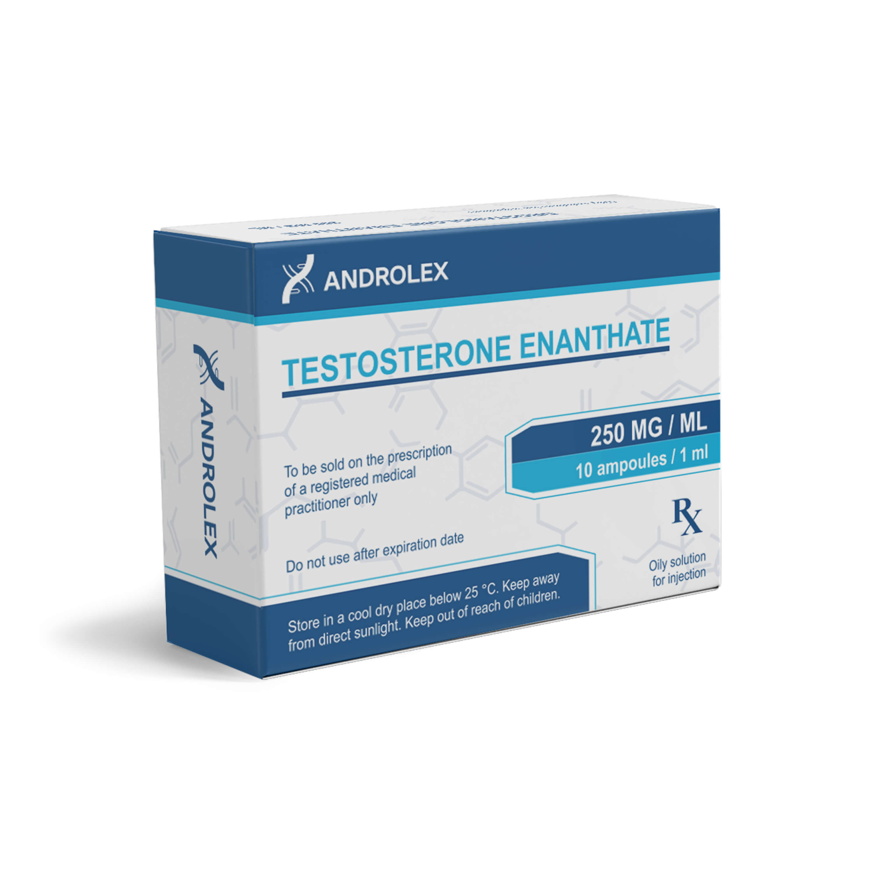 ampułka androlex pudełko testosteron enantan