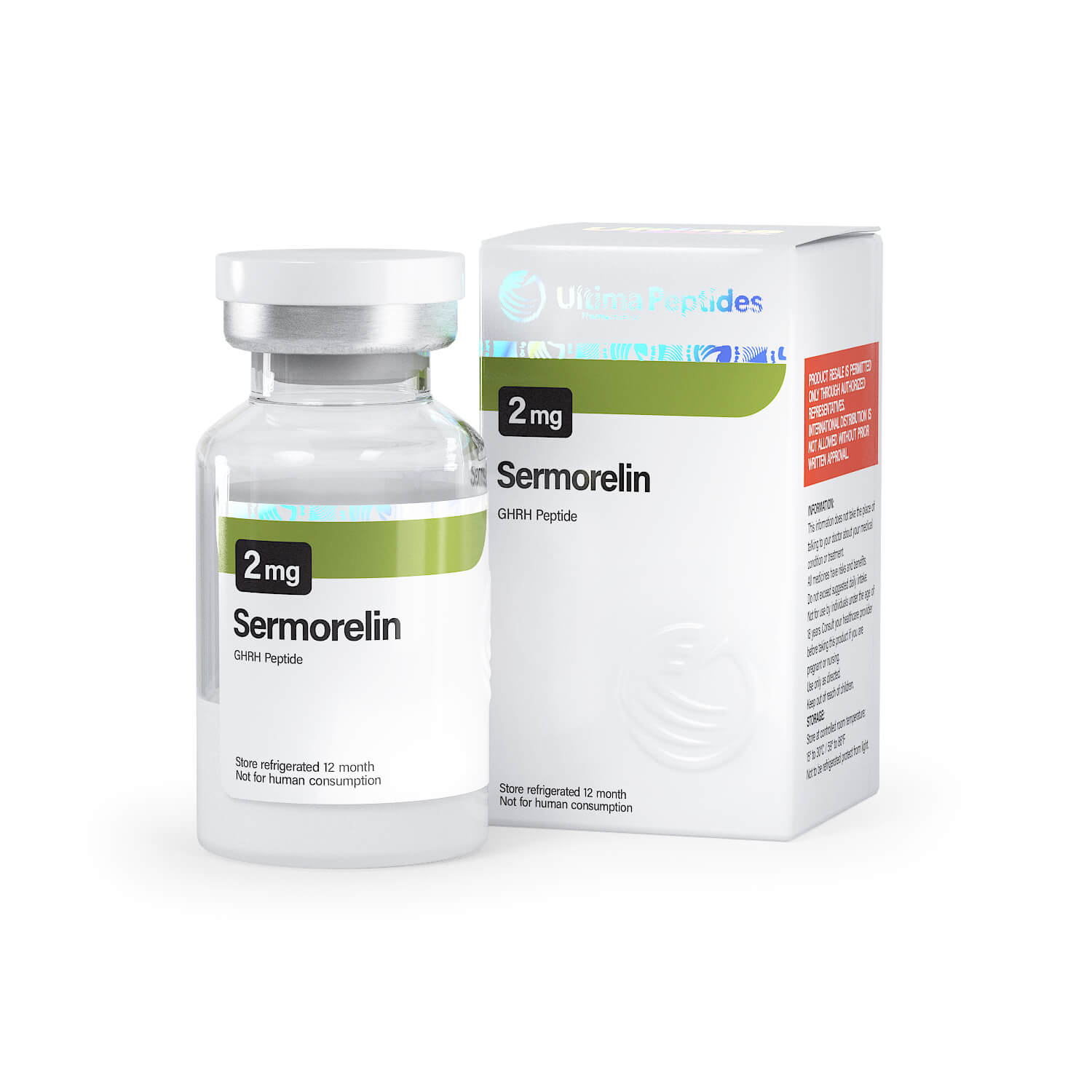 Ultima-Sermorelin 5mg - 1 fiolka x 5 mg - UltimaPeptides USA