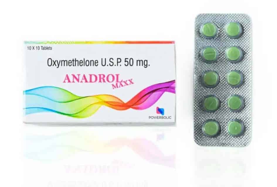ANADROL MAXX - Oxymeteolone USP 50 mg 100 tabletek - POWERBOLIC