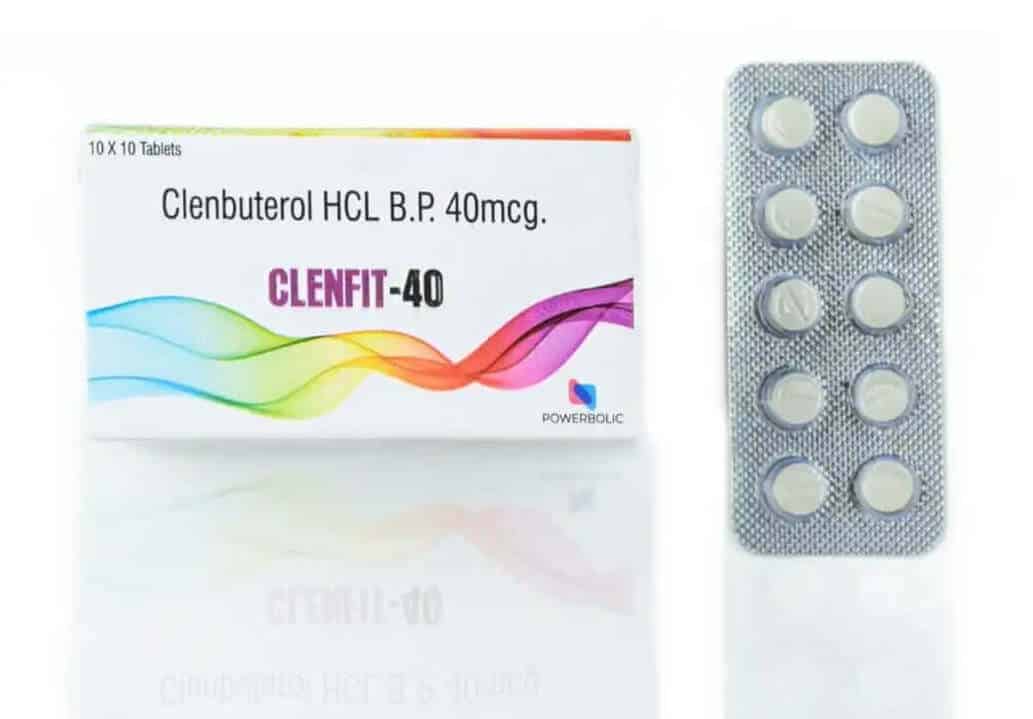 CLENFIT 40 MG - Clenbuterol HCl 40mcg 100 tabletek - POWERBOLIC