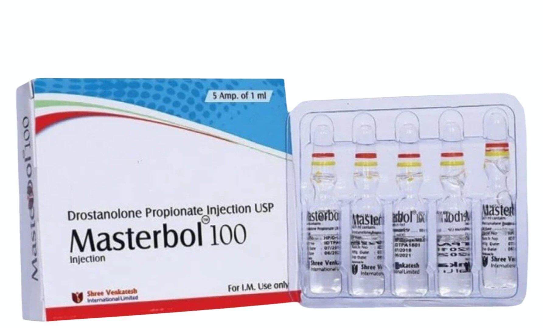MASTERBOL 100 - Propionian drostanolonu 100 mg/ml (5 amperów x 1 ml) - Shree Venkatesh