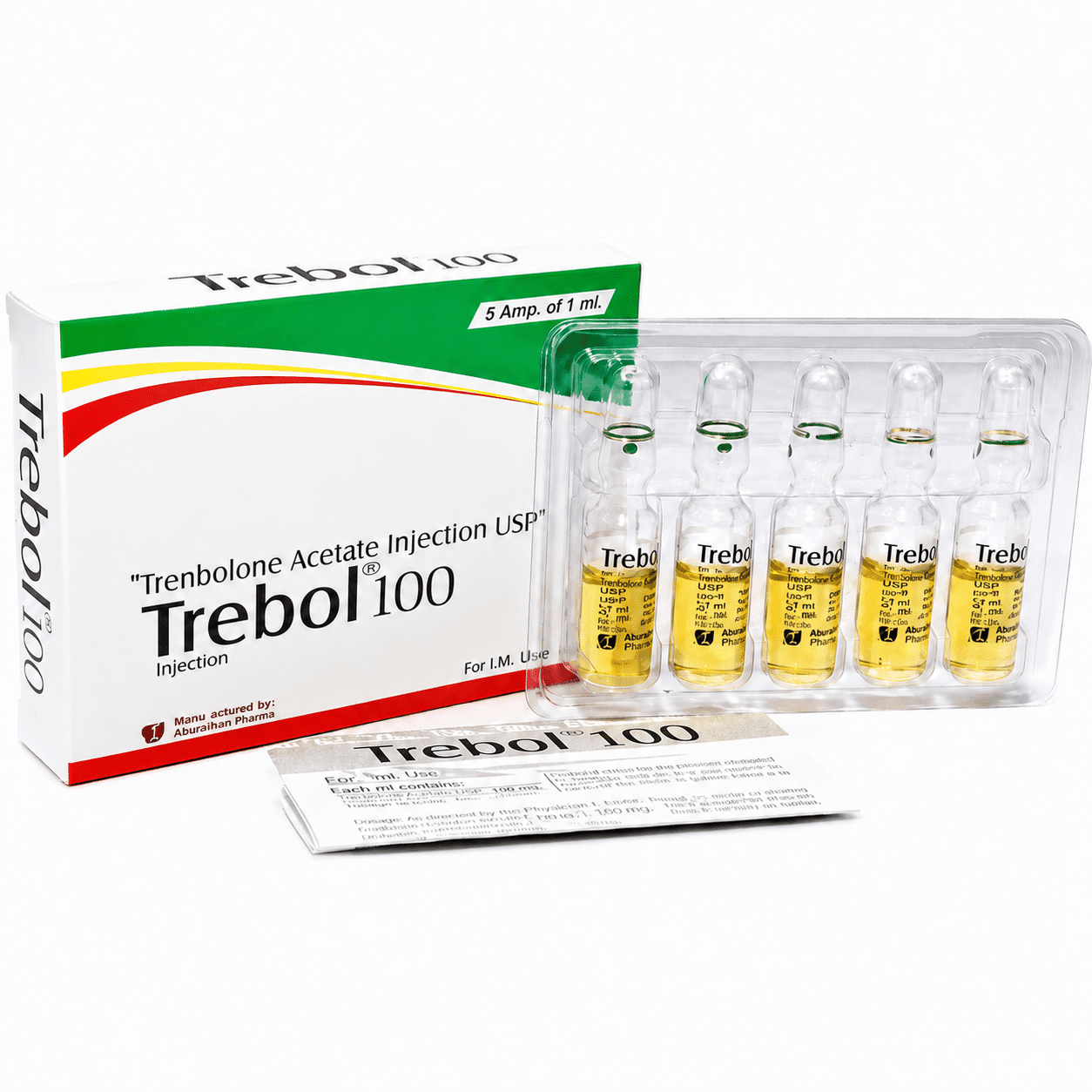 TREBOL - Octan trenbolonu 100 mg/ml (5 amperów x 1 ml) - Shree Venkatesh